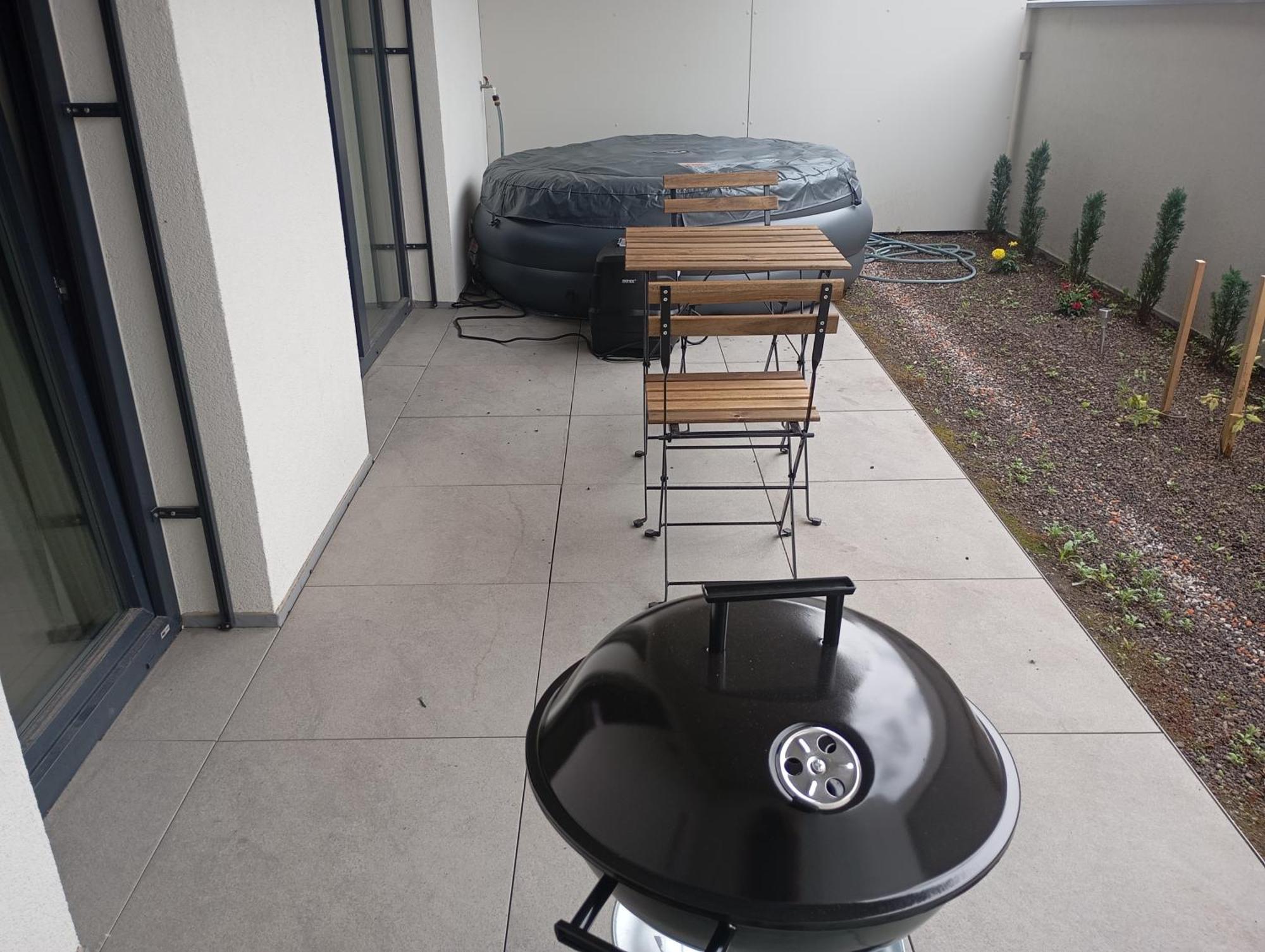 Novy Apartman S Terasou Brno Rum bild